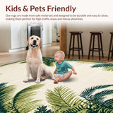 Chic Circular Greenery Motif(Beige)