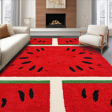 Refreshing Round Watermelon Motif(Red)