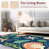 Fresh Marine Life Graphic Style(Blue)