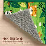 Cheerful Circular Jungle Scene(Green)