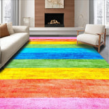 Ultra Soft Area Rug, Non Slip, Stain Resistant, Washable Area Rugs for Living Room, Bedroom, Lively Artistic Expression Rug(Pink)