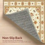 Elegant Beige Area(Beige)