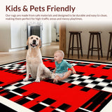 Playful Colorful Geometric Arrangement(Red)