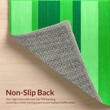 Elegant Tropical Inspired Stripe Motif(Green)