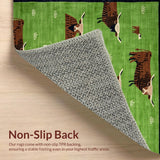 Charming Highland Cow Illustration(Green)