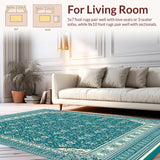 Elegant Boho Mantel Cover(Blue)
