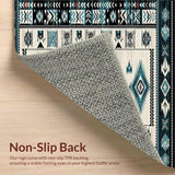 Artistic Black and White Tiled Motif(White)