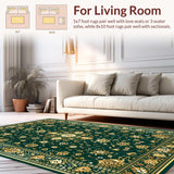 Artful Vintage Swirl Design in Tan(Green)