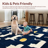 Eclectic Cat Inspired Decoration(Blue)