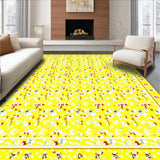 Charming Rustic Spring Garden Motif(Yellow)