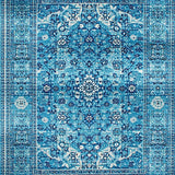 Ultra Soft Area Rug, Non Slip, Stain Resistant, Washable Area Rugs for Living Room, Bedroom, Soft Blue Under Table Dining Room Rug(Blue)