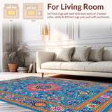 Artful Rustic Color Burst Design(Blue)