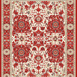 Elegant Vintage Trellis Design(Red)