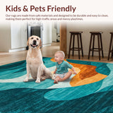 Lively Abstract Wave Composition(Blue)