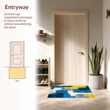 Contemporary Fluid Art Design(Blue)