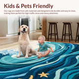 Minimalist Coastal Artistry Approach(Blue)