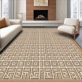 Chic Minimalist Lattice Arrangement(Beige)