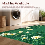 Ultra Soft Area Rug, Non Slip, Stain Resistant, Washable Area Rugs for Living Room, Bedroom, Irregular Floral Anti-Slip Floor Mat for Indoor Yoga Space(Pink)