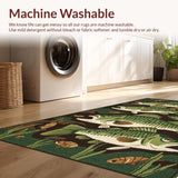 Rustic Earthy Bass Silhouette(Green)