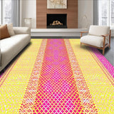 Modern Colorful Lattice Arrangement(Yellow)