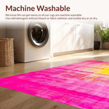 Trendy Plush Abstract Flow(Pink)