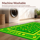 Contemporary Clover Geometric Style(Green)