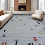 Grey Whimsical Letter(Gray)