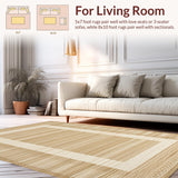 Chic Coastal Jute Motif(Beige)