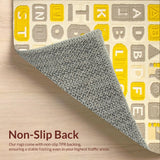 Charming Light Beige Educational Design(Beige)