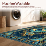 Contemporary Colorful Medallion Style(Blue)