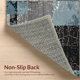Ultra Soft Area Rug, Non Slip, Stain Resistant, Washable Area Rugs for Living Room, Bedroom, Modern Abstract Bedroom Minimalist Style Area Rug(Gray)