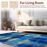 Contemporary Dynamic Patterned Elegance(Blue)