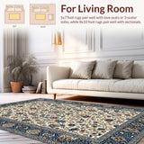 Contemporary Distressed Geometric Fusion(Beige)