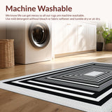 Luxe Optical Depth Illusion Motif(Black)