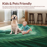 Elegant Forest Green Aesthetic Mat(Green)