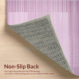 Ultra Soft Area Rug, Non Slip, Stain Resistant, Washable Area Rugs for Living Room, Bedroom, Modernist Shag Rug Urban Elegance(Purple)