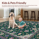 Intricate Vintage Botanical Weave(Green)