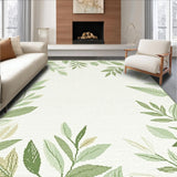 Elegant Earth Tones Leaf Design(Beige)