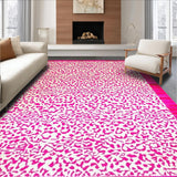 Ultra Soft Area Rug, Non Slip, Stain Resistant, Washable Area Rugs for Living Room, Bedroom, Vibrant Abstract Animal Motif(Pink)