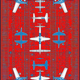 Vibrant Red White and Blue Palette(Red)