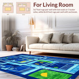 Interactive Educational Cityscape Design(Blue)