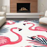 Ultra Soft Area Rug, Non Slip, Stain Resistant, Washable Area Rugs for Living Room, Bedroom, Luxurious Elegant Nautical Theme(Pink)