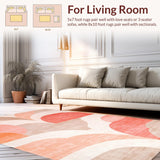 Sophisticated Pastel Circular Design(Red)