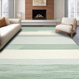 Ivory Minimalist Gridded Texture(Green)