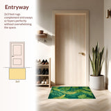 Bold Green Geometric Creation(Green)