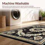 Chic Earthy Toned Circular Design(Black)