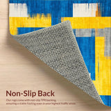 Chic Modernist Colorful Canvas(Blue)