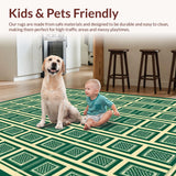 Trendy Vibrant Lattice Design(Green)