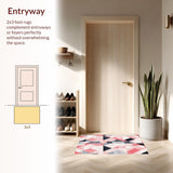 Cozy Triangle Motif in Pastels(Pink)