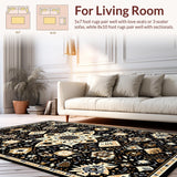 Eclectic Medallion Patterned Aesthetic(Black)